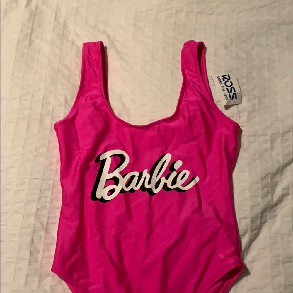 Barbie pink swimsuit size small